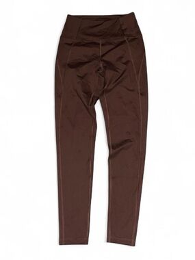 Girlfriend Collective Compressive High-Rise Leggings Brown Womens S - 28” Inseam
